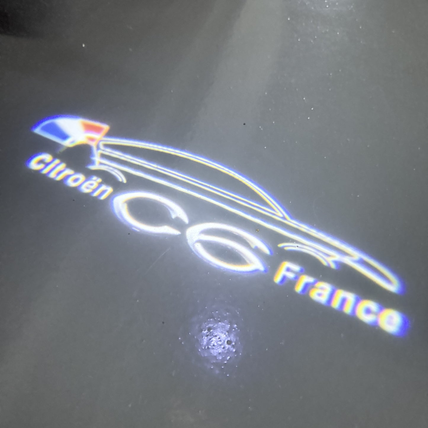 CITROËN C6 France LOGO PROJECTOT LIGHTS (quantity 1 = 1 sets/2 door lights) Nr.6024q0t0118