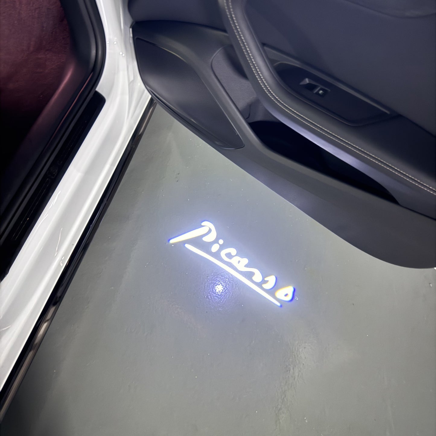 CITROËN PICASSO LOGO PROJECTOT LIGHTS (quantity 1 = 1 sets/2 door lights) Nr.6024q0t099