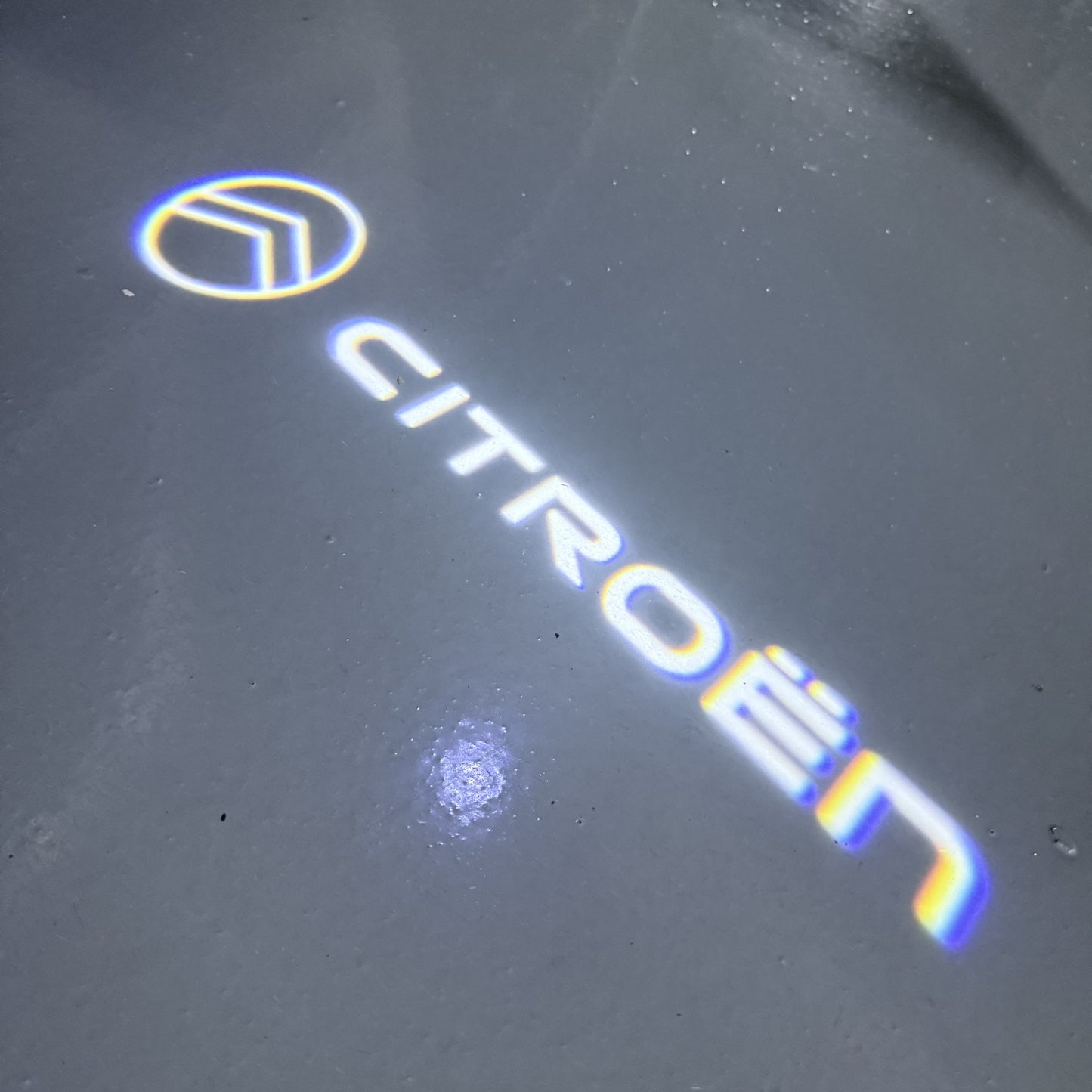 CITROËN Original LOGO PROJECTOT LIGHTS (quantity 1 = 1 sets/2 door lights) Nr.6024q0t0111
