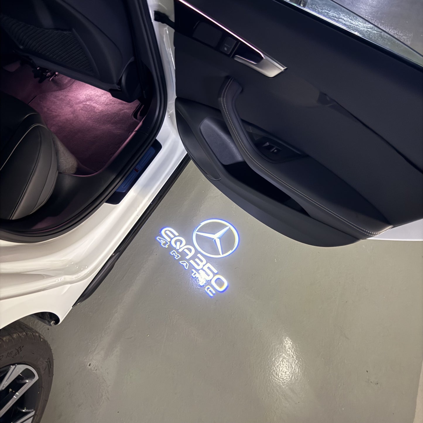 MERCEDES BENZ EQA 350 LOGO PROJECTOR LIGHTS (quantity 1 = 1 sets/2 door lights)Nr.03f09