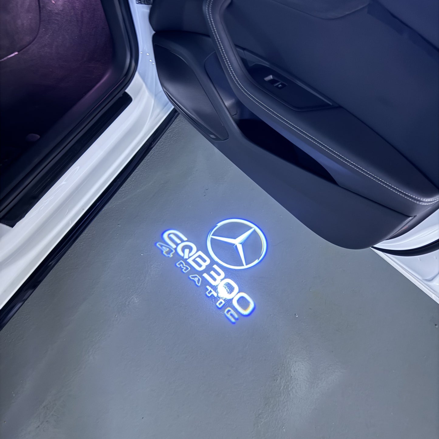 MERCEDES BENZ EQB 300 LOGO PROJECTOR LIGHTS (quantity 1 = 1 sets/2 door lights)Nr.03f013