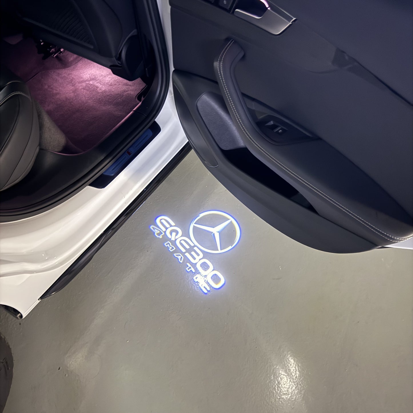 MERCEDES BENZ EQE 300 LOGO PROJECTOR LIGHTS (quantity 1 = 1 sets/2 door lights)Nr.03f014