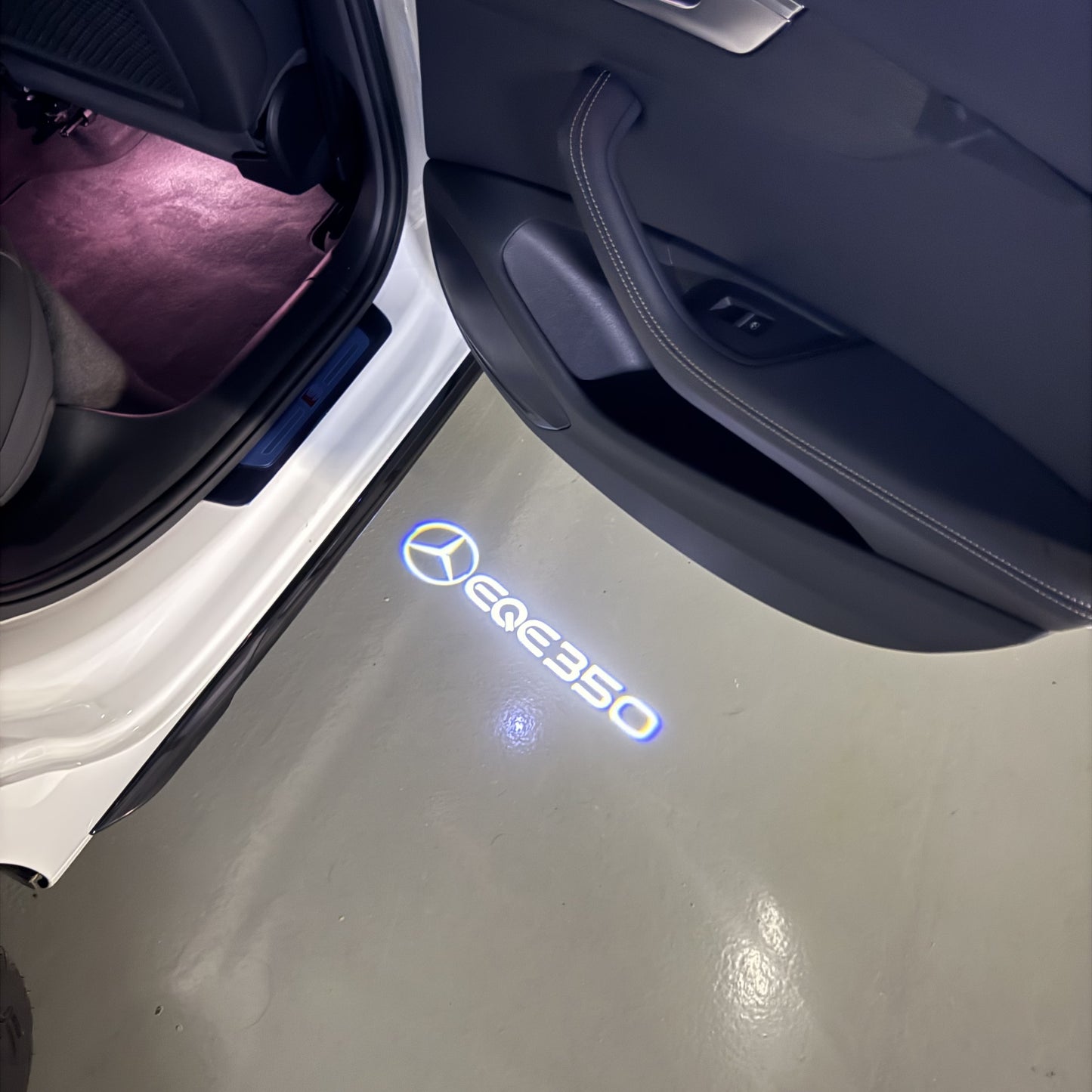 MERCEDES BENZ EQE 350 LOGO PROJECTOR LIGHTS (quantity 1 = 1 sets/2 door lights)Nr.03f018
