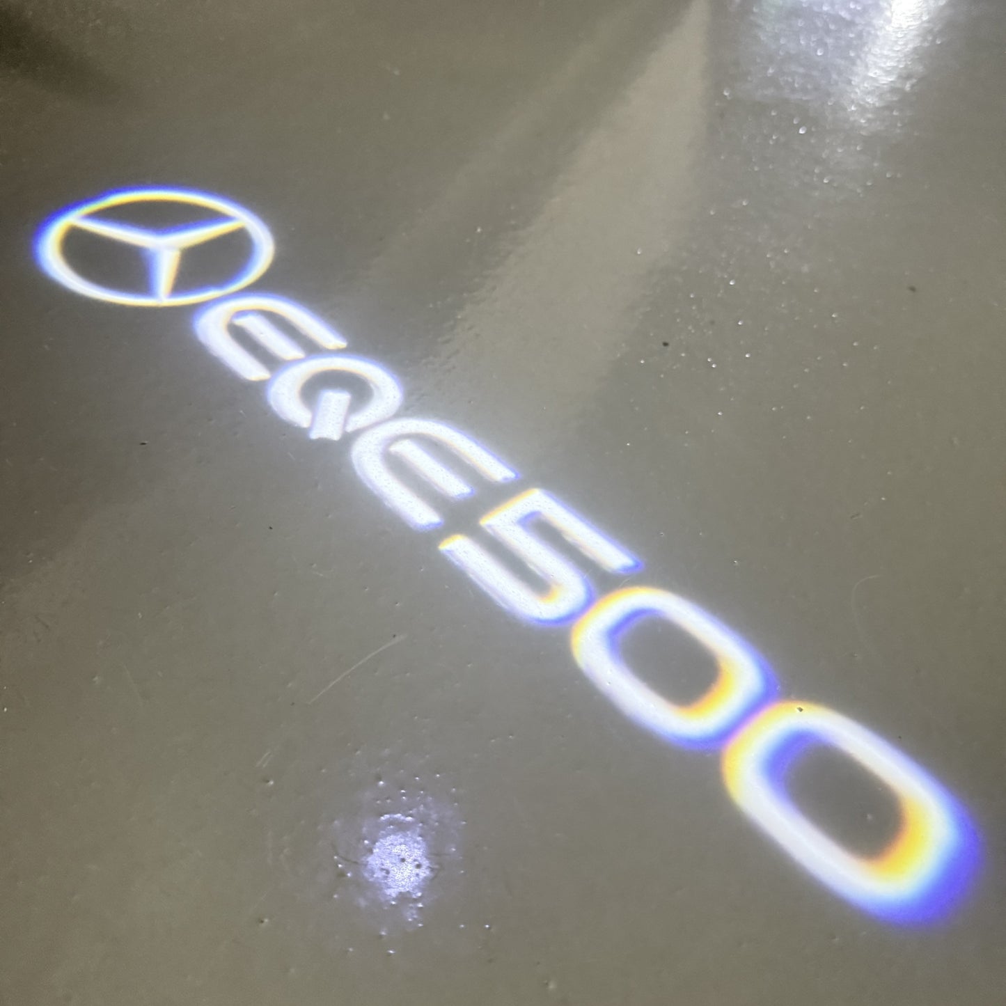 MERCEDES BENZ EQE 500 LOGO PROJECTOR LIGHTS (quantity 1 = 1 sets/2 door lights)Nr.03f021