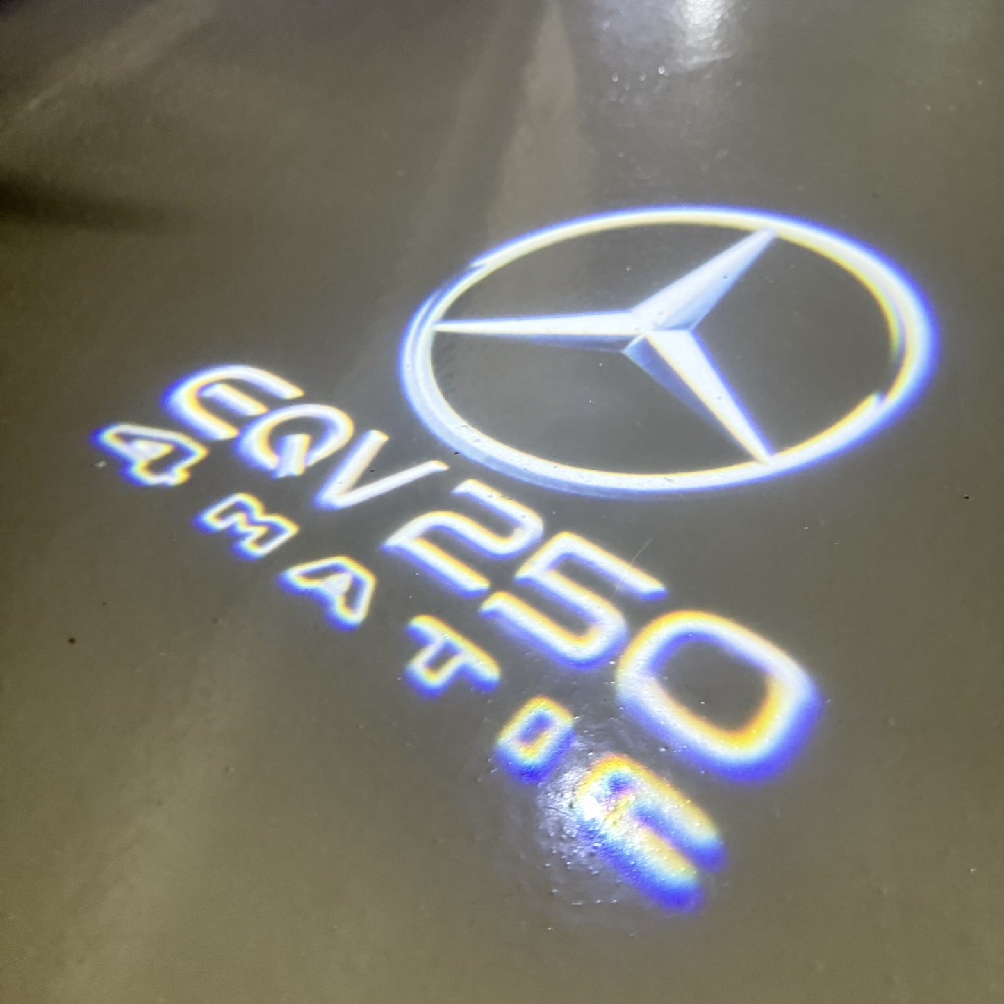 MERCEDES BENZ EQV 250 LOGO PROJECTOT LIGHTS (quantity 1 = 1 sets/2 door lights)Nr.03f018