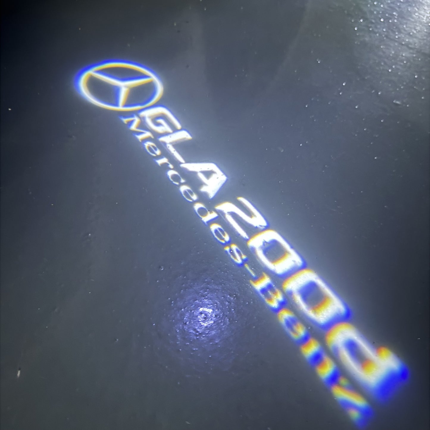 MERCEDES BENZ GLA 200d LOGO PROJECTOR LIGHTS (quantity 1 = 1 sets/2 door lights)Nr.03f018