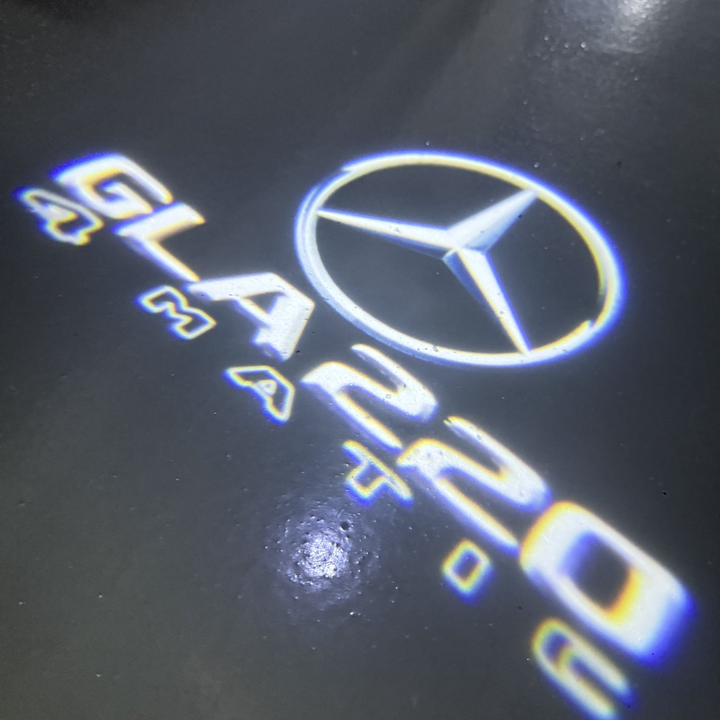 MERCEDES BENZ GLA 220 LOGO PROJECTOR LIGHTS (quantity 1 = 1 sets/2 door lights)Nr.03f019