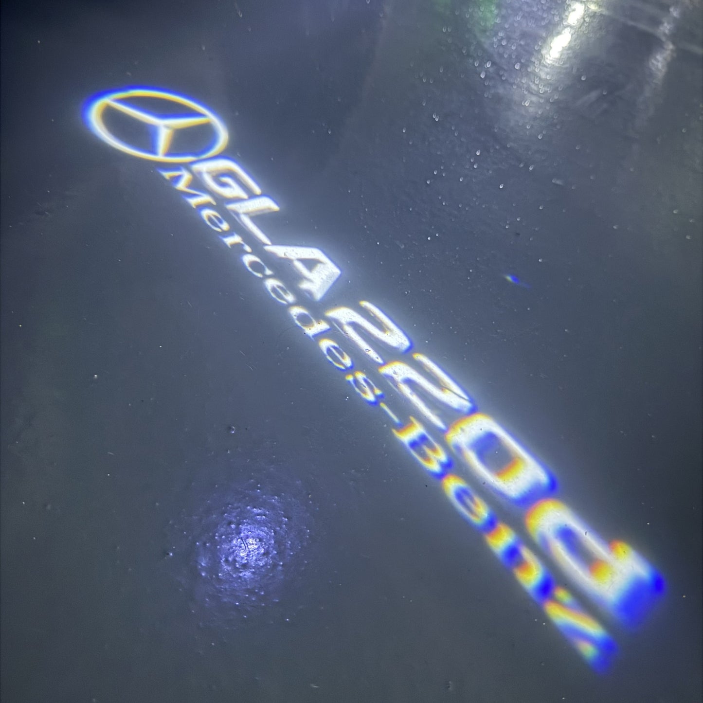 MERCEDES BENZ GLA 220d LOGO PROJECTOR LIGHTS (quantity 1 = 1 sets/2 door lights)Nr.03f021