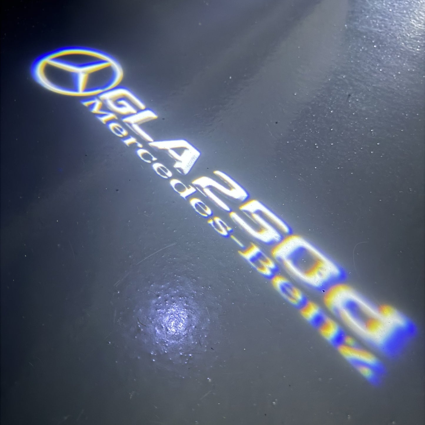 MERCEDES BENZ GLA 250d LOGO PROJECTOR LIGHTS (quantity 1 = 1 sets/2 door lights)Nr.03f024