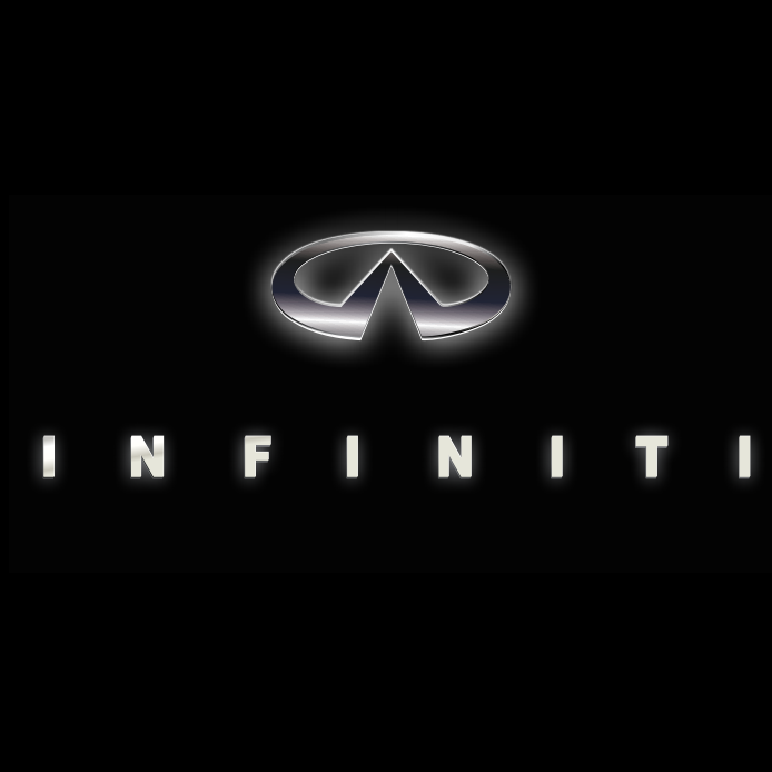 INFINITI Original LOGO PROJECROTR LIGHTS Nr.14 (quantity 1 = 1 sets/2 door lights)