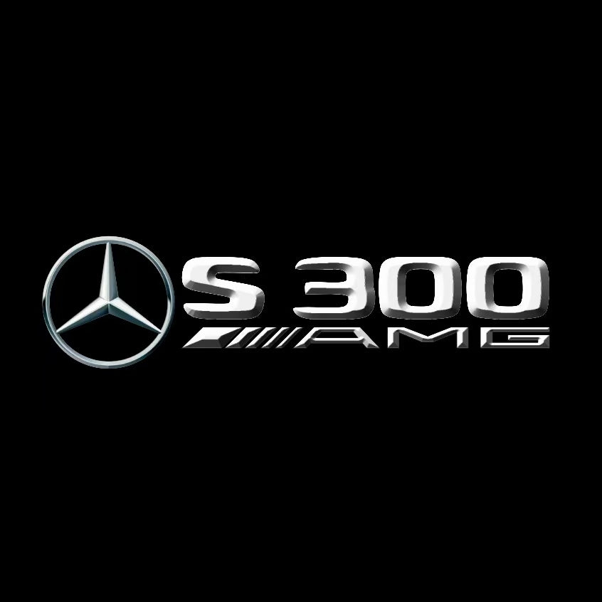 MERCEDES BENZ S 300 LOGO PROJECTOR LIGHTS (quantity 1 = 1 sets/2 door lights)Nr.03f019