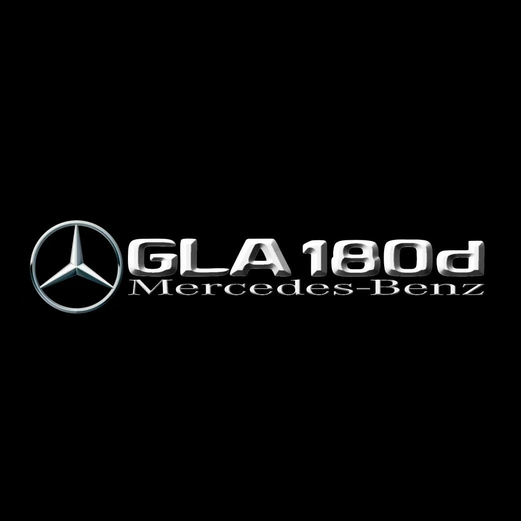 MERCEDES BENZ GLA 180d LOGO PROJECTOR LIGHTS (quantity 1 = 1 sets/2 door lights)Nr.03f015
