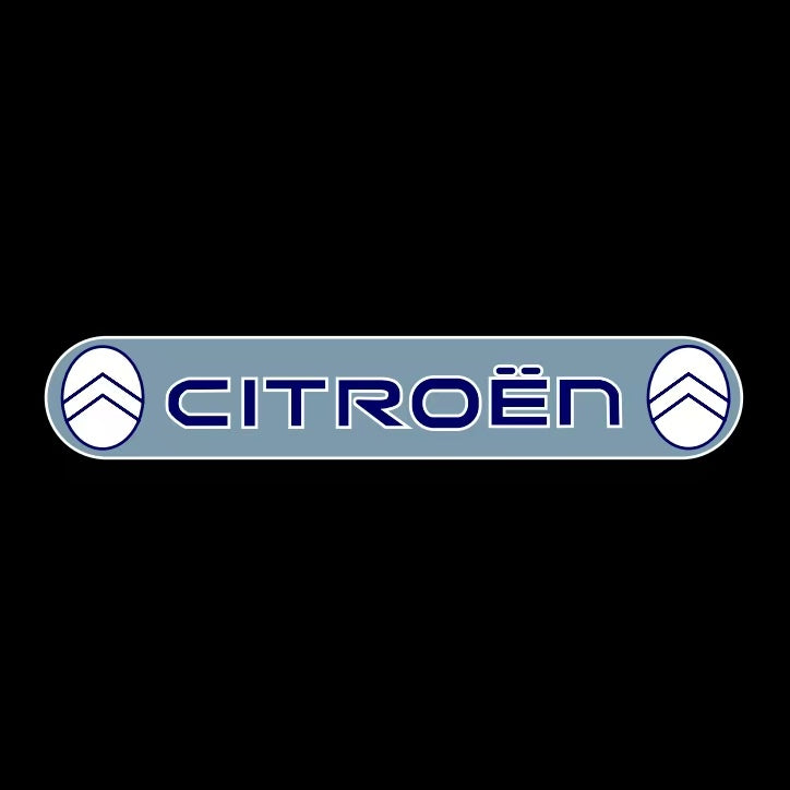 CITROËN Original LOGO PROJECTOT LIGHTS (quantity 1 = 1 sets/2 door lights) Nr.6024q0t0140