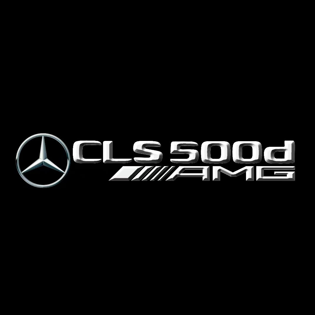 MERCEDES BENZ CLS 500d AMG LOGO PROJECTOT LIGHTS (quantity 1 = 1 sets/2 door lights)Nr.03f035