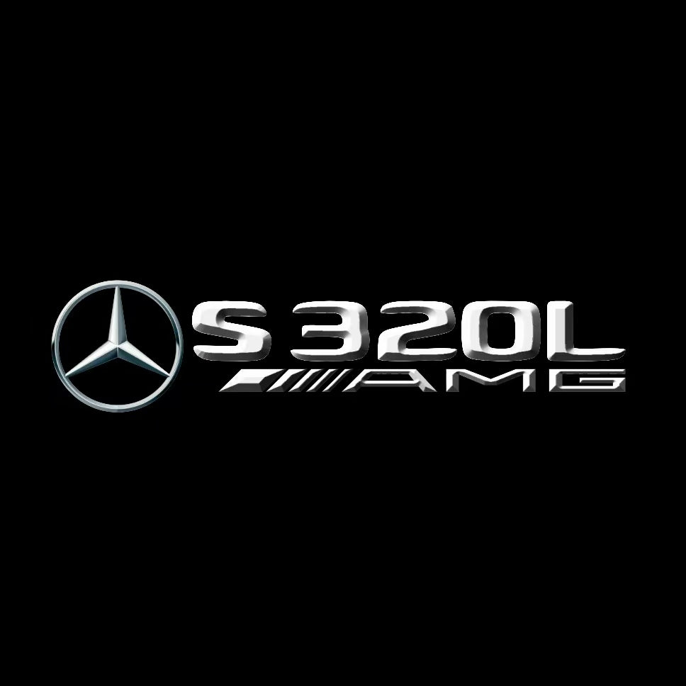 MERCEDES BENZ S 320L LOGO PROJECTOR LIGHTS (quantity 1 = 1 sets/2 door lights)Nr.03f023