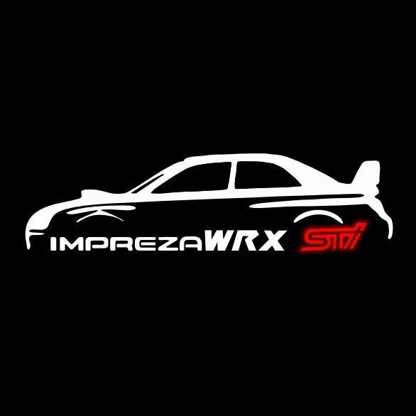 SUBARU IMPREZA LOGO PROJECROTR LIGHTS (quantity 1 = 1 sets/2 door lights) Nr.03A45