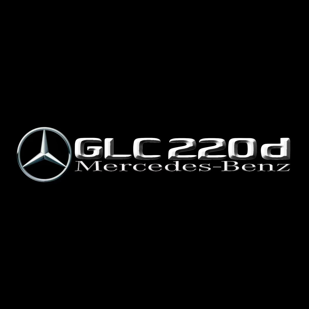 MERCEDES BENZ GLC 220d LOGO PROJECTOR LIGHTS (quantity 1 = 1 sets/2 door lights)Nr.03f039