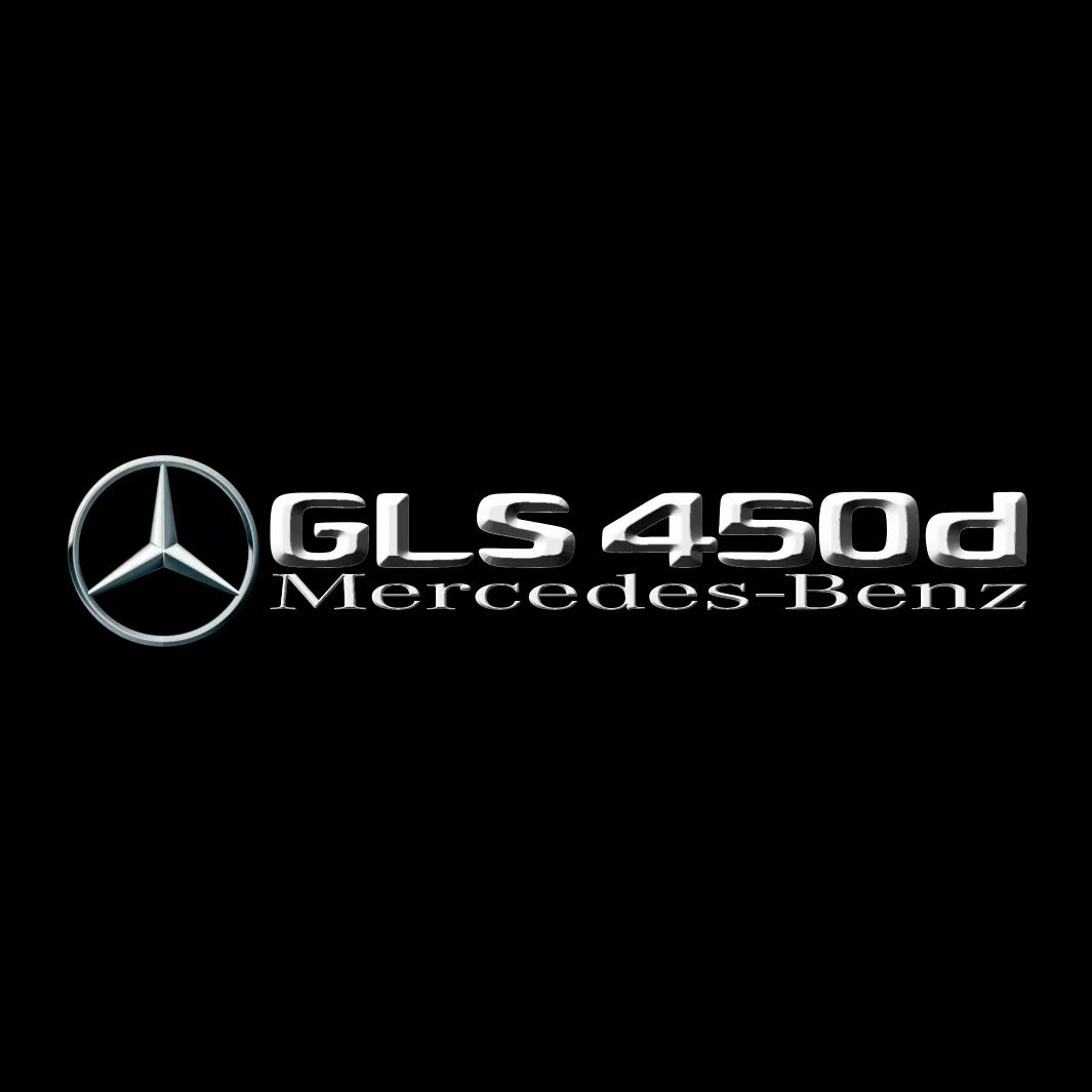 MERCEDES BENZ GLS 450d LOGO PROJECTOR LIGHTS (quantity 1 = 1 sets/2 door lights)Nr.03f040