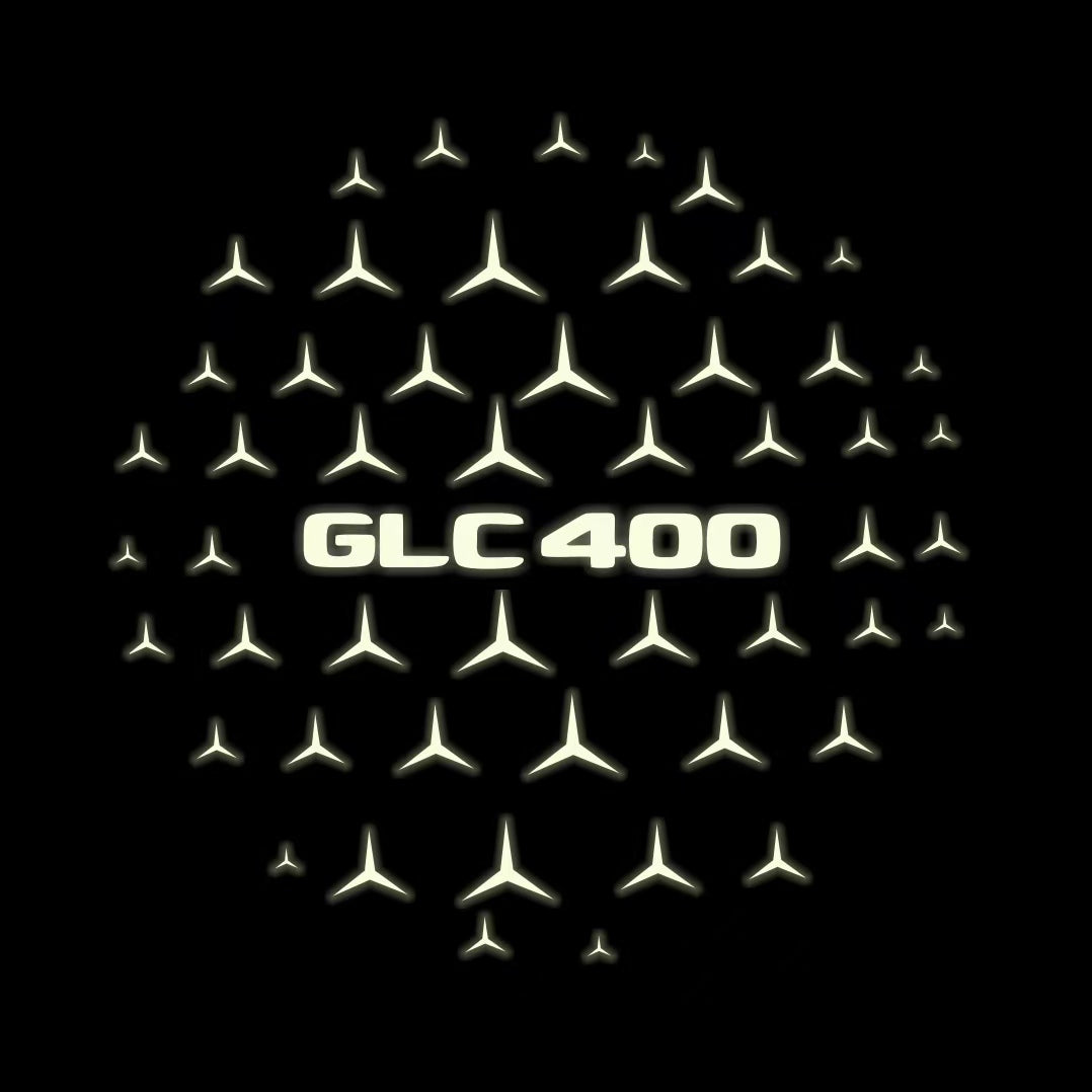 MERCEDES BENZ GLC 400 LOGO PROJECTOR LIGHTS (quantity 1 = 1 sets/2 door lights)Nr.03f052