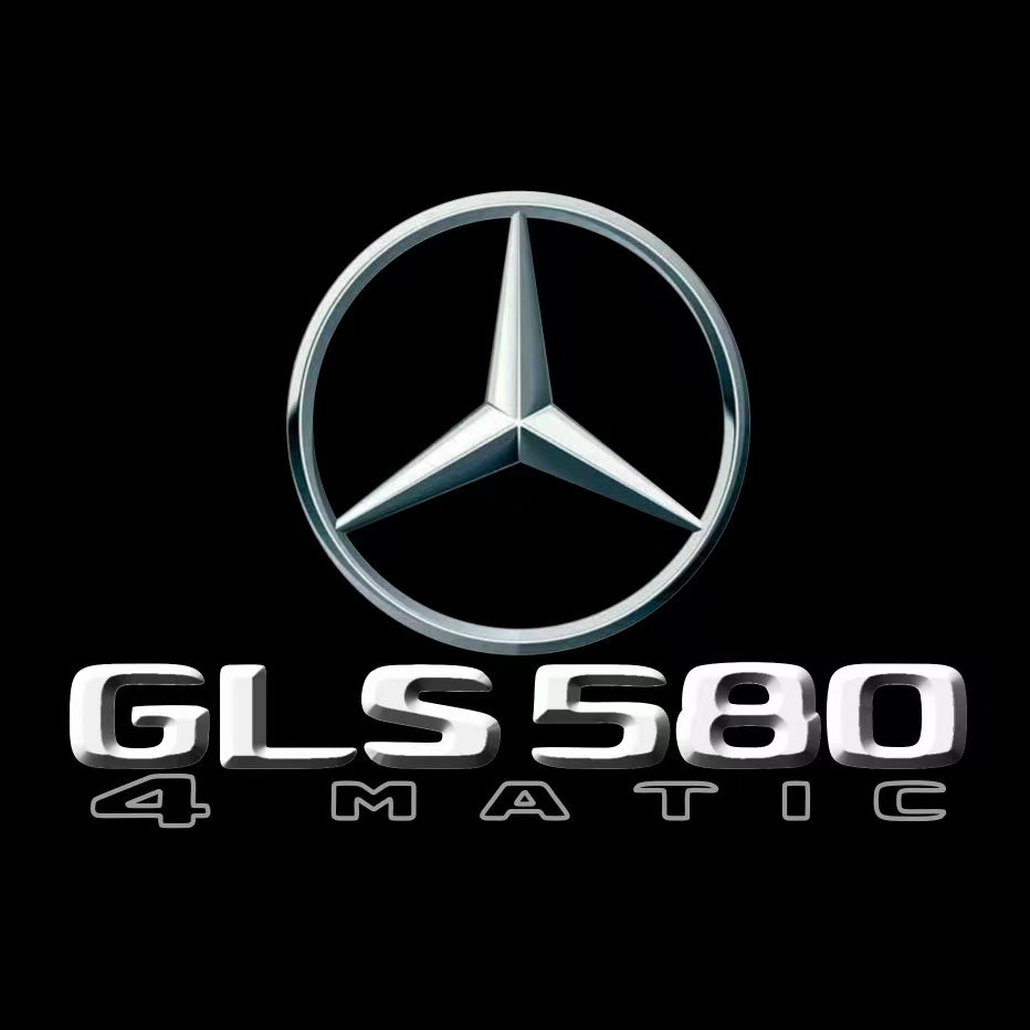 MERCEDES BENZ GLS 580 LOGO PROJECTOR LIGHTS (quantity 1 = 1 sets/2 door lights)Nr.03f044