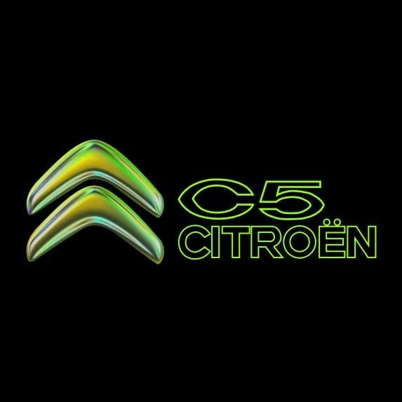 CITROËN C5 LOGO PROJECTOT LIGHTS (quantity 1 = 1 sets/2 door lights) Nr.6024q0t0156