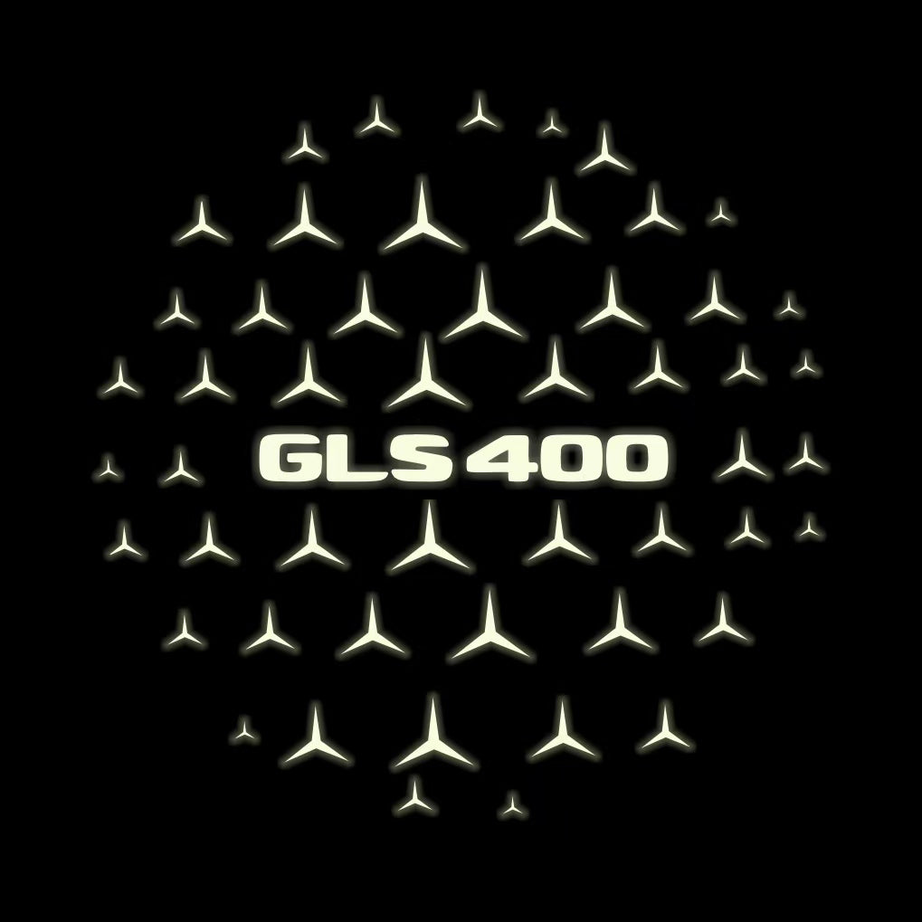 MERCEDES BENZ GLS 400 LOGO PROJECTOR LIGHTS (quantity 1 = 1 sets/2 door lights)Nr.03f036