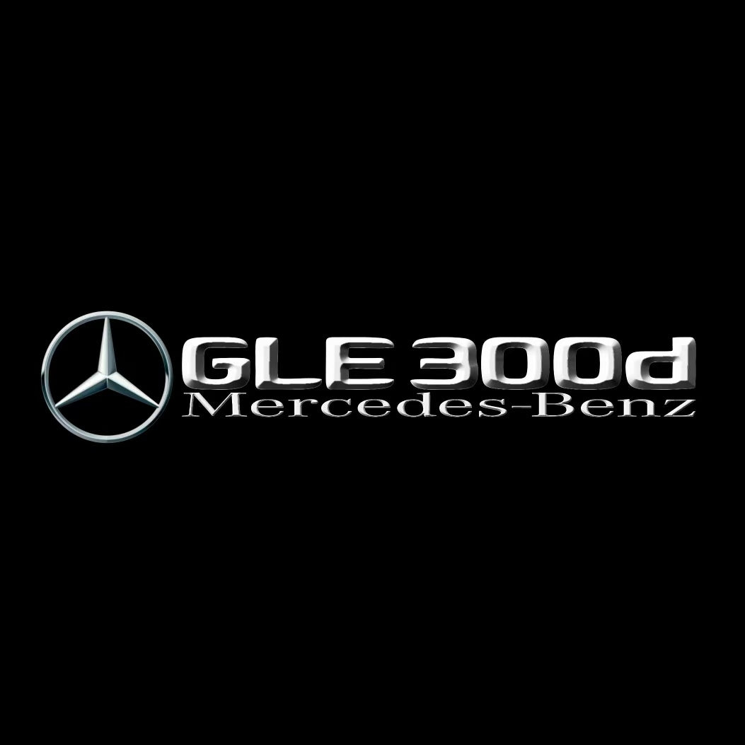 MERCEDES BENZ GLE 300d LOGO PROJECTOR LIGHTS (quantity 1 = 1 sets/2 door lights)Nr.03f046