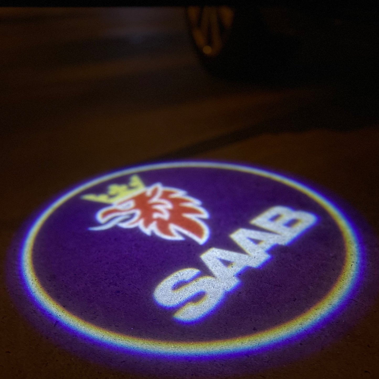 SAAB Original LOGO PROJECROTR LIGHTS Nr.2504 (quantity 1 = 1 sets/2 door lights)