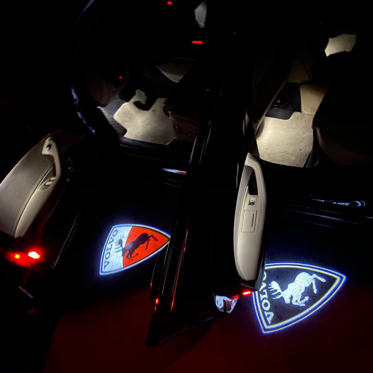 Volvo Milu deer LOGO PROJECROTR LIGHTS Nr.78 (quantity 1 = 2 Logo Film / 2 door lights)