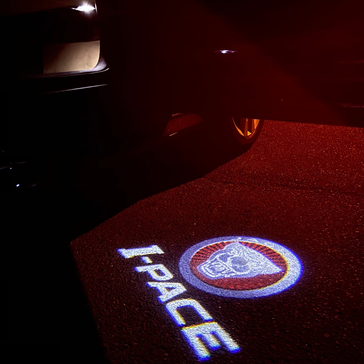 JAGUAR I PACE LOGO PROJECROTR LIGHTS Nr.124 (quantity 1 = 1 sets/2 door lights)