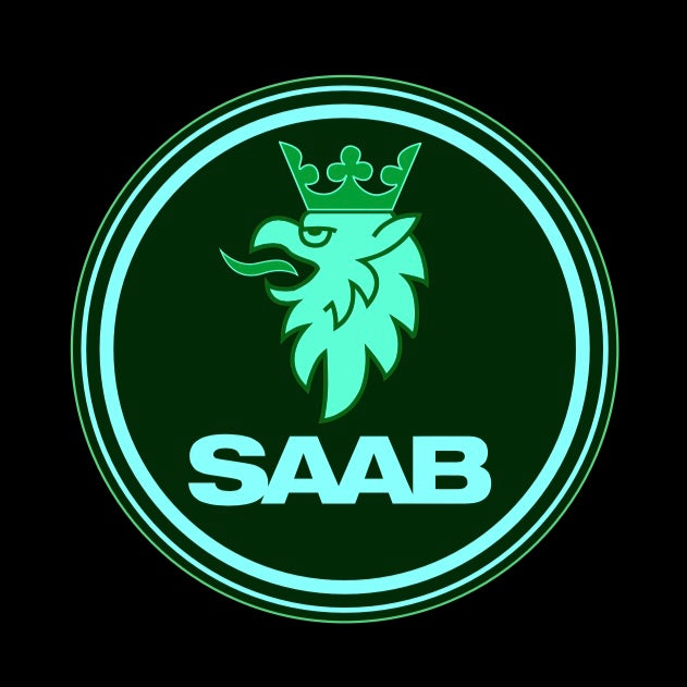 SAAB Original LOGO PROJECROTR LIGHTS Nr.25123 (quantity 1 = 1 sets/2 door lights)