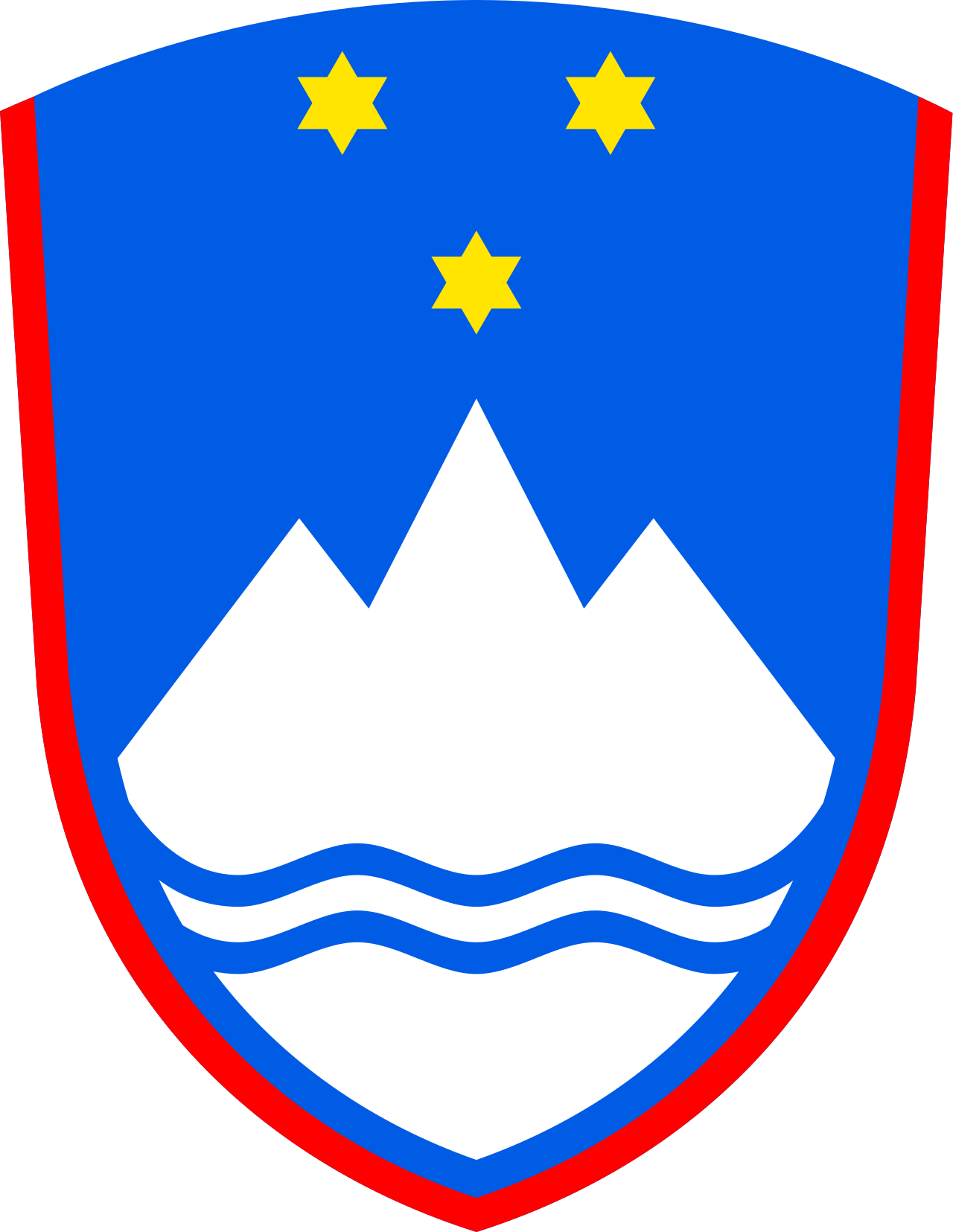 Republika Slovenija National Flag logo door lights (quantity 1 = 1 sets / 2 logo film / Can replace of lights other logos )