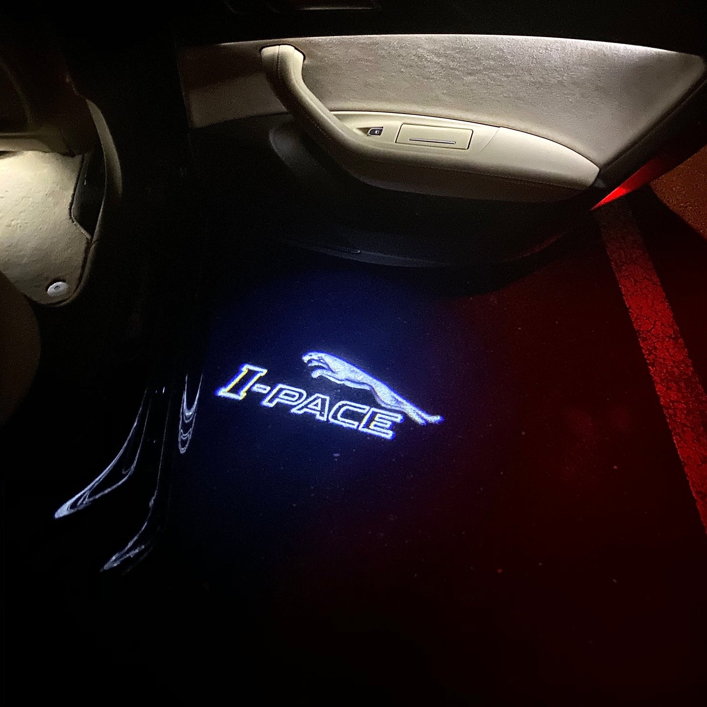 JAGUAR I PACE LOGO PROJECROTR LIGHTS Nr.126 (quantity 1 = 1 sets/2 door lights