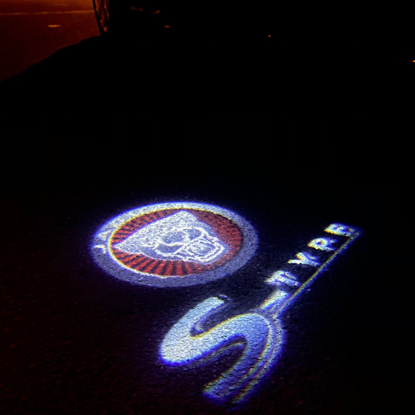 JAGUAR S TYPE LOGO PROJECROTR LIGHTS Nr.101 (quantity 1 = 1 sets/2 door lights)