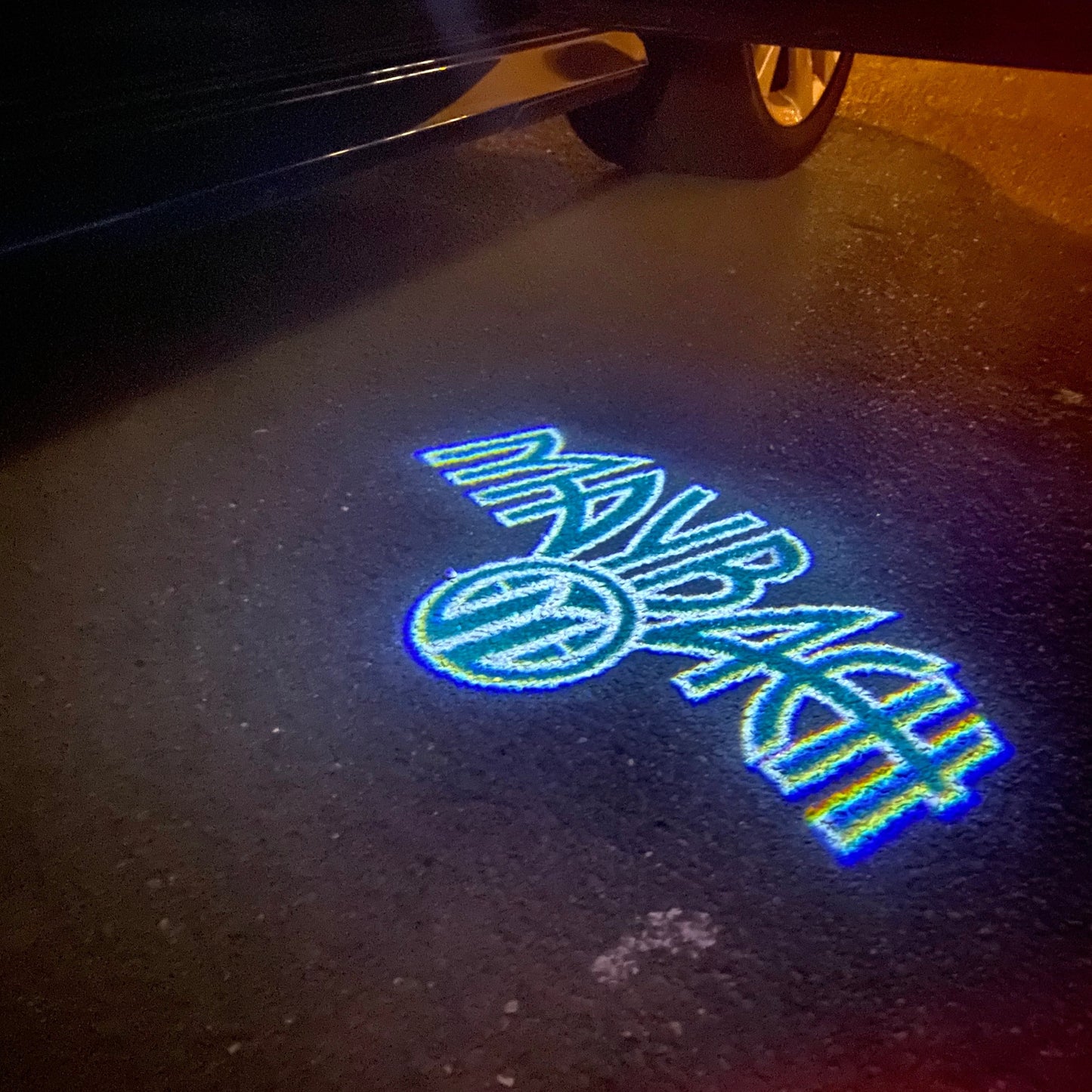 MAYBACH LOGO PROJECTOT LIGHTS Nr.1329 (quantity 1 = 2 Logo Films /2 door lights)