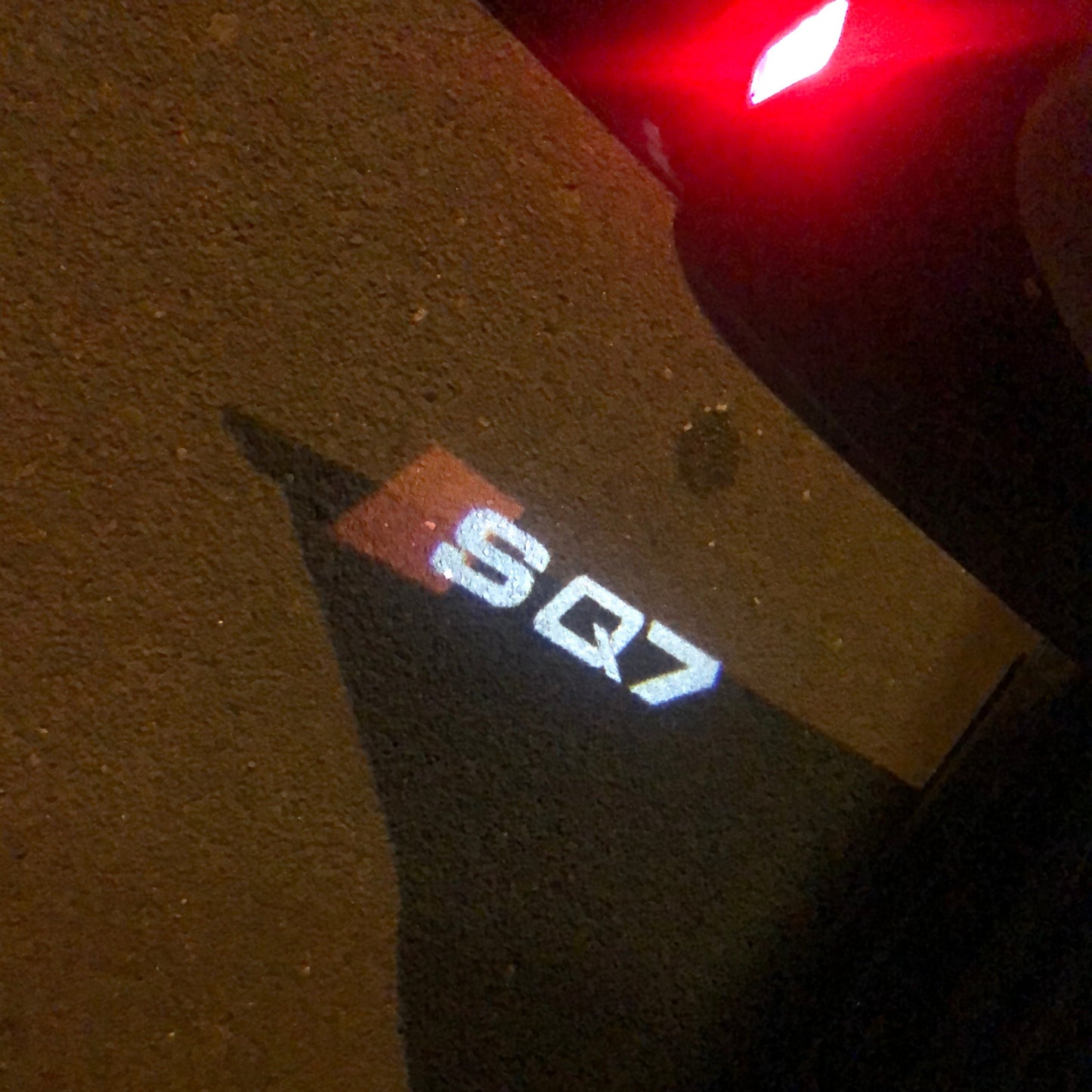 AUDI SQ7 LOGO PROJECTOT LIGHTS Nr.59 (quantity 1 = 2 Logo Films /2 door lights)