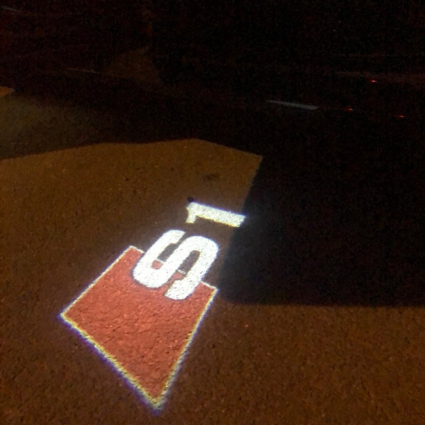 AUDI S1 LOGO PROJECTOT LIGHTS Nr.23 (quantity 1 = 2 Logo Films /2 door lights)