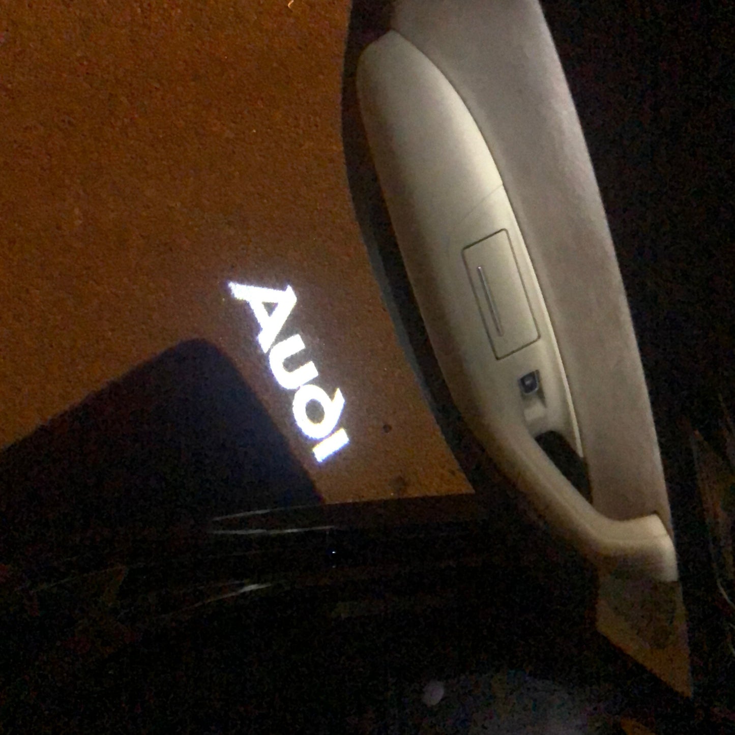 AUDI Original LOGO PROJECROT LIGHTS Nr.005 (quantity 1 = 2 Logo Films /2 door lights)