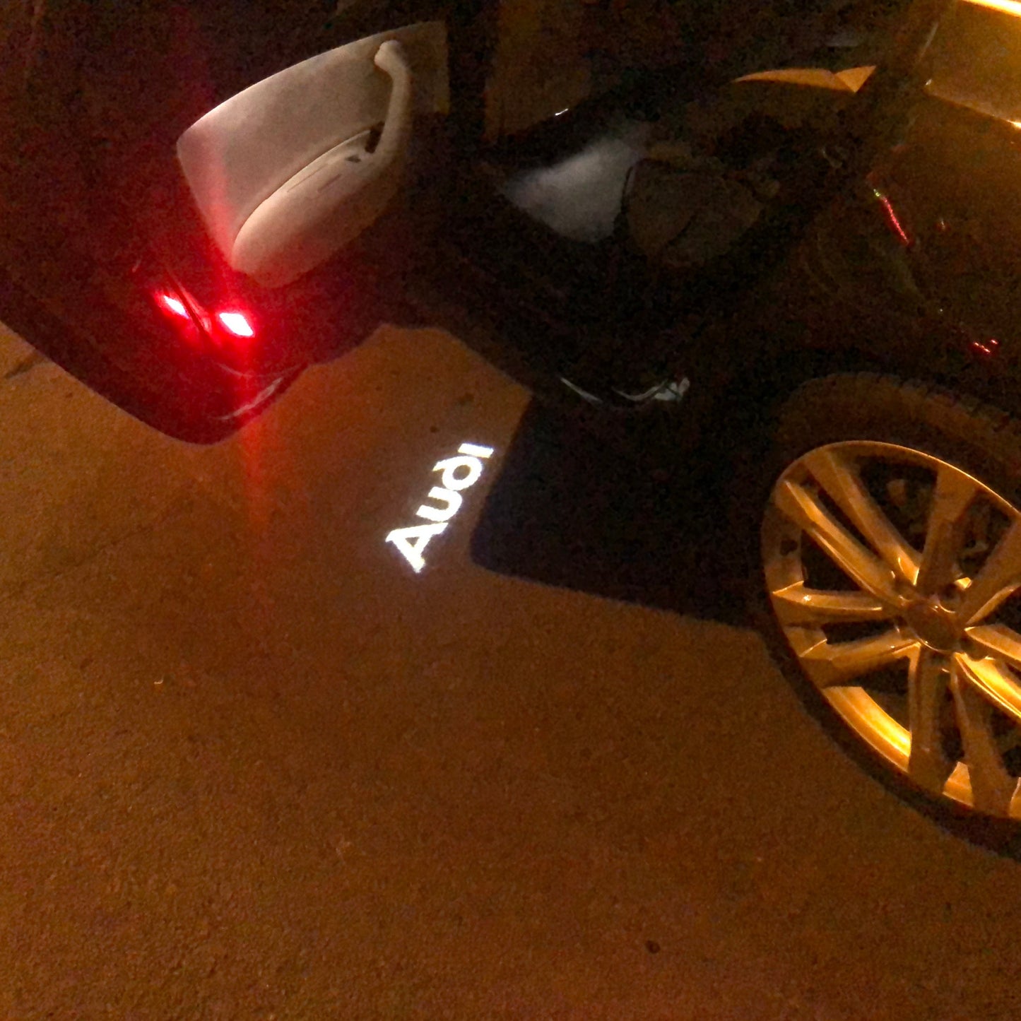 AUDI Original LOGO PROJECROT LIGHTS Nr.005 (quantity 1 = 2 Logo Films /2 door lights)