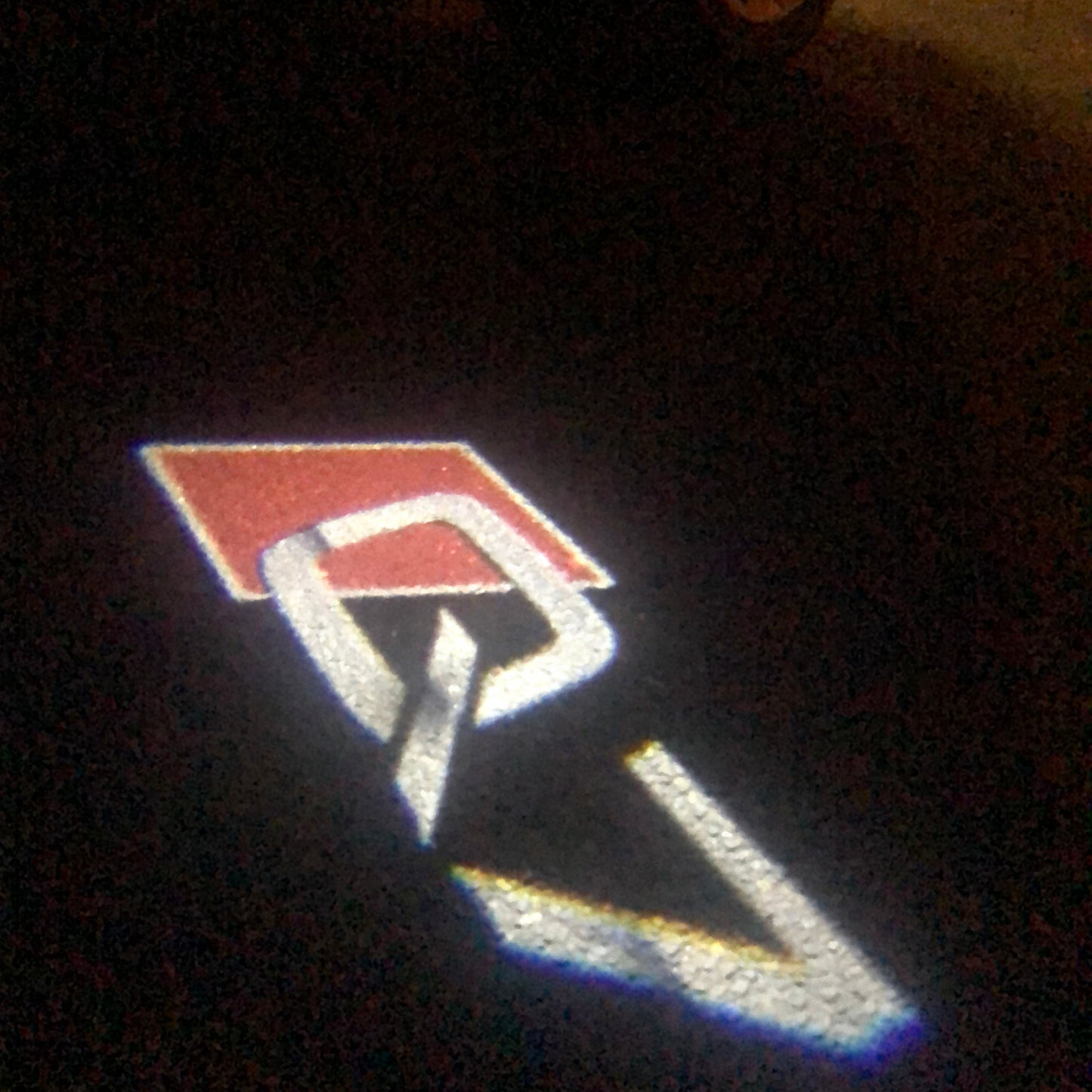 AUDI Q7 LOGO PROJECTOT LIGHTS Nr.79 (quantity 1 = 2 Logo Films /2 door lights)