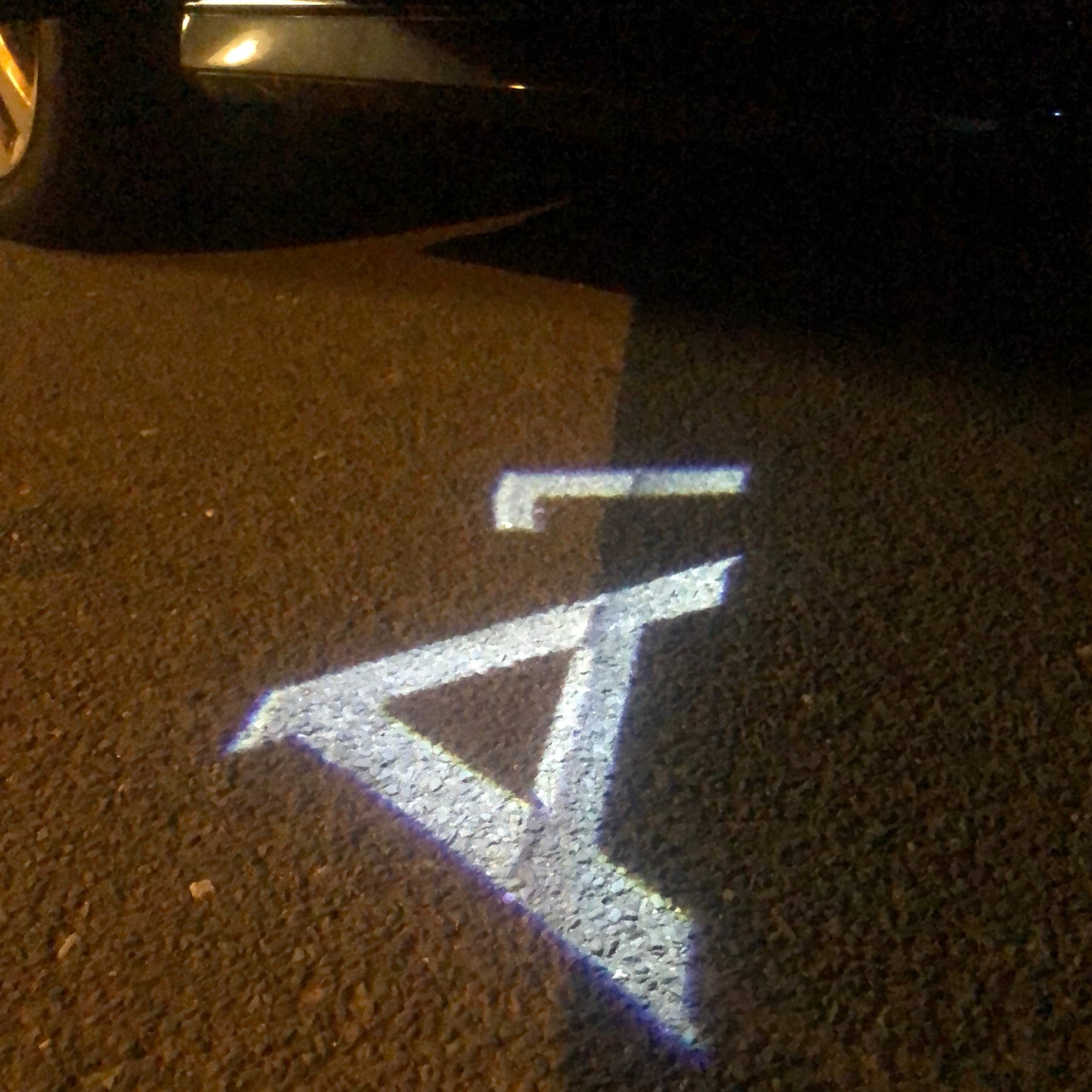 AUDI A1 LOGO PROJECTOT LIGHTS Nr.169 (quantity 1 = 2 Logo Films /2 door lights)