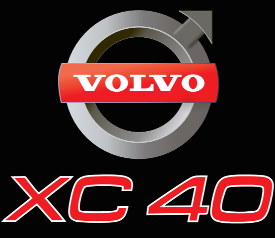 Volvo XC 40 LOGO LOGO PROJECROTR LIGHTS Nr.32 (quantity 1 = 2 Logo Film / 2 door lights)