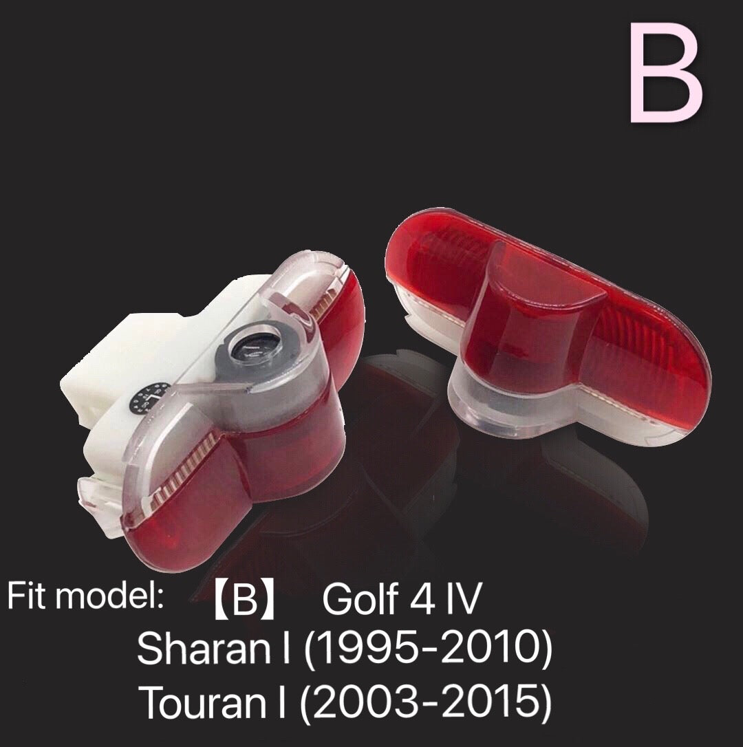 Volkswagen Door lights R Logo Nr. 149 ( quantity 1 = 2 logo film / 2 door lights)