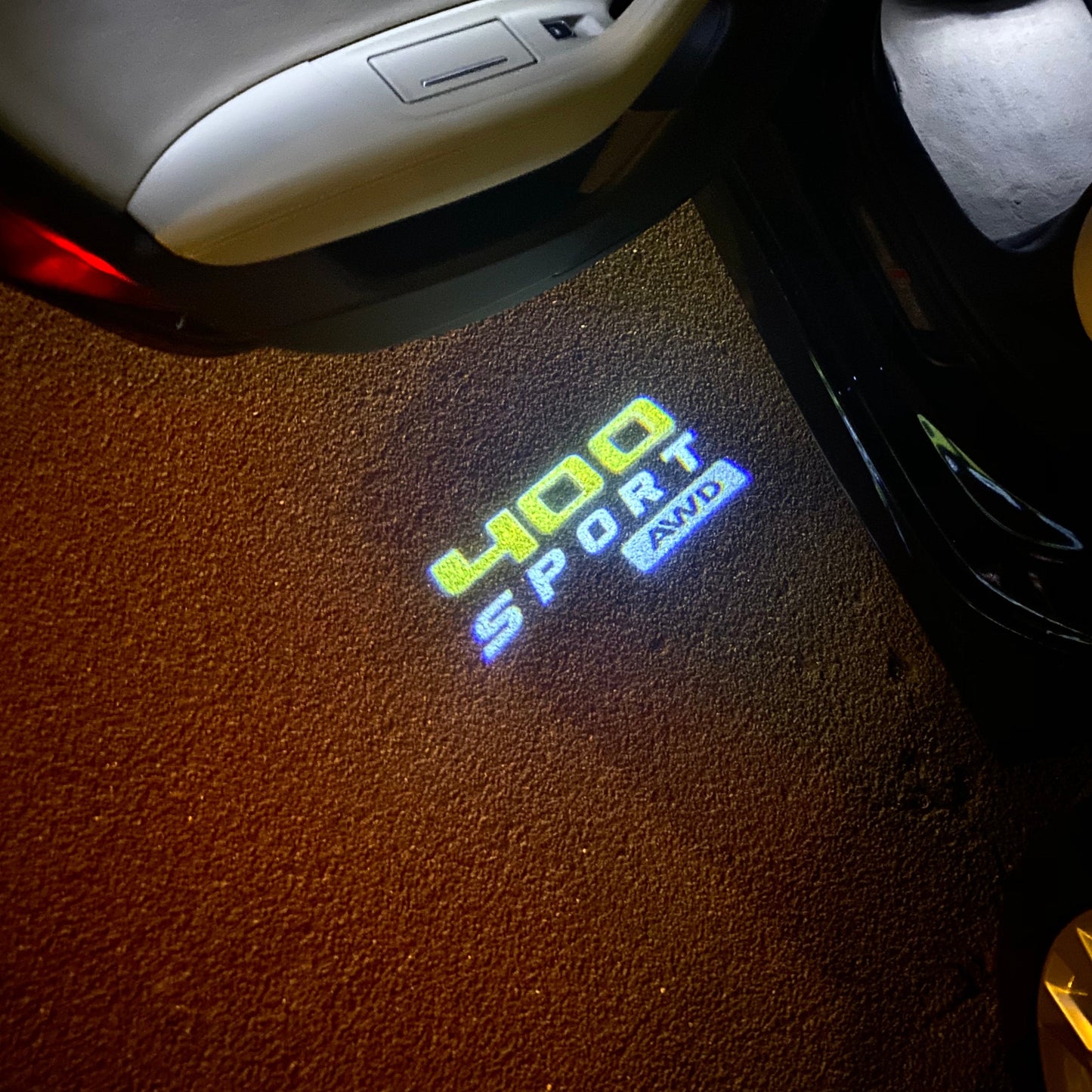 JAGUAR 400 SPORT LOGO PROJECROTR LIGHTS Nr.52 (quantity 1 = 1 sets/2 door lights)