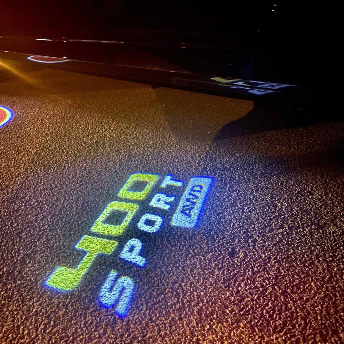 JAGUAR 400 SPORT LOGO PROJECROTR LIGHTS Nr.52 (quantity 1 = 1 sets/2 door lights)