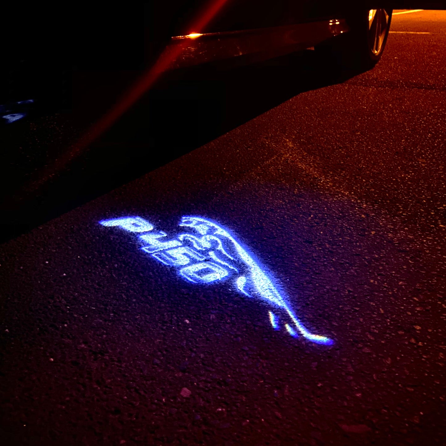 JAGUAR P 450 LOGO PROJECROTR LIGHTS Nr.86 (quantity 1 = 1 sets/2 door lights)