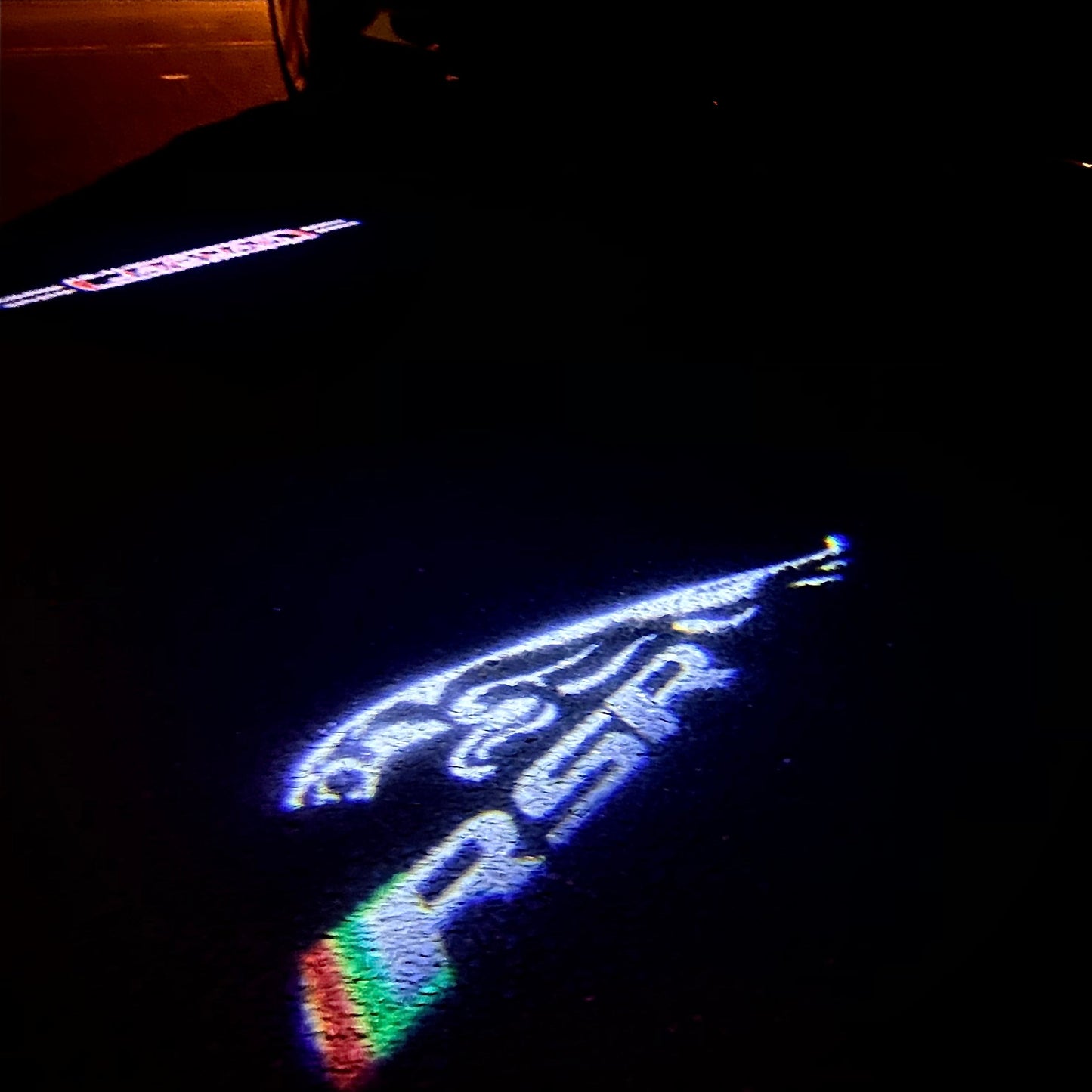 JAGUAR RSR LOGO PROJECROTR LIGHTS Nr.106 (quantity 1 = 1 sets/2 door lights)