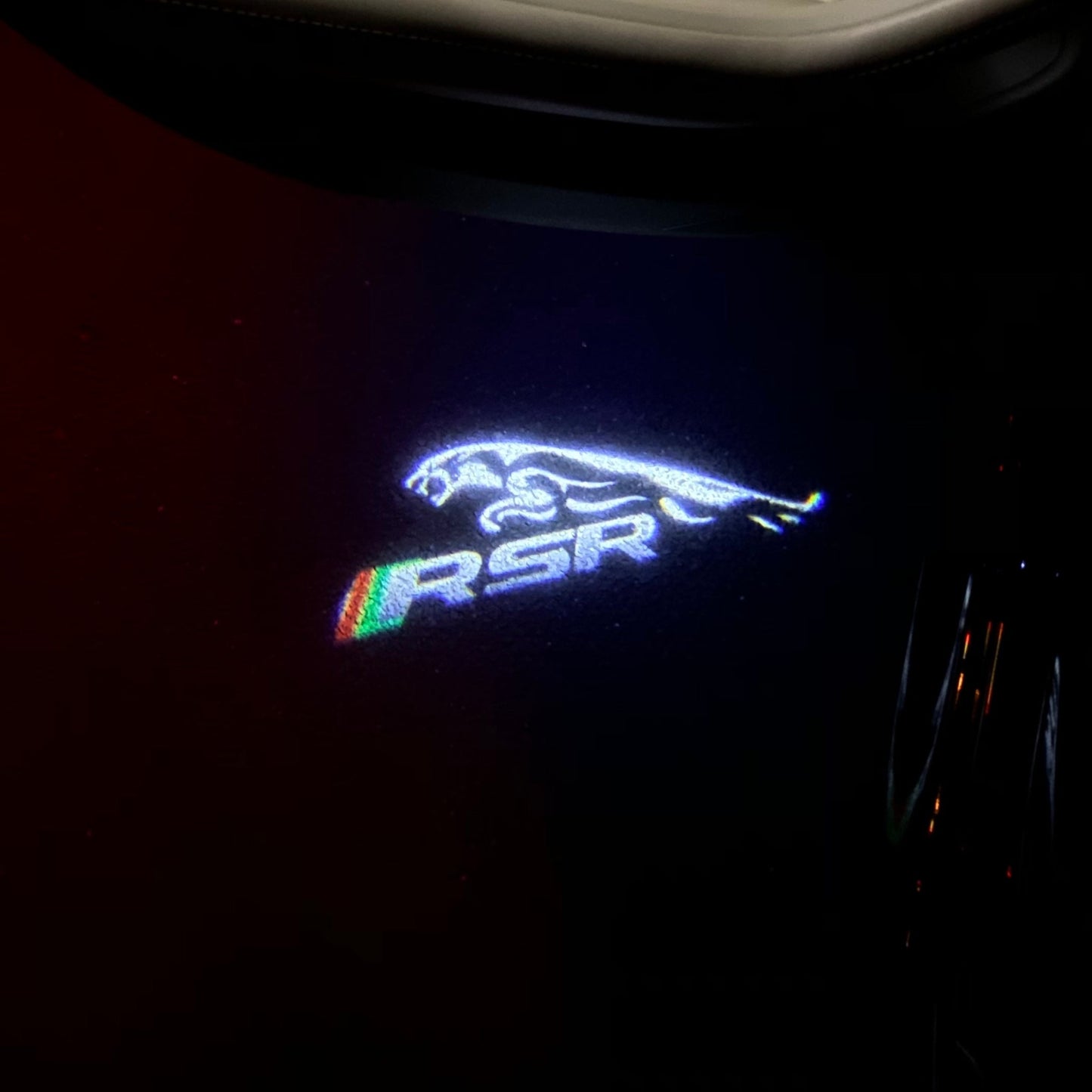 JAGUAR RSR LOGO PROJECROTR LIGHTS Nr.106 (quantity 1 = 1 sets/2 door lights)