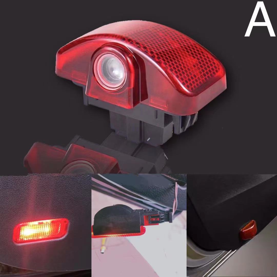 SKODA OCTAVIA LOGO PROJECTOT LIGHTS Nr.102 (quantity 1 = 2 Logo Film / 2 door lights)
