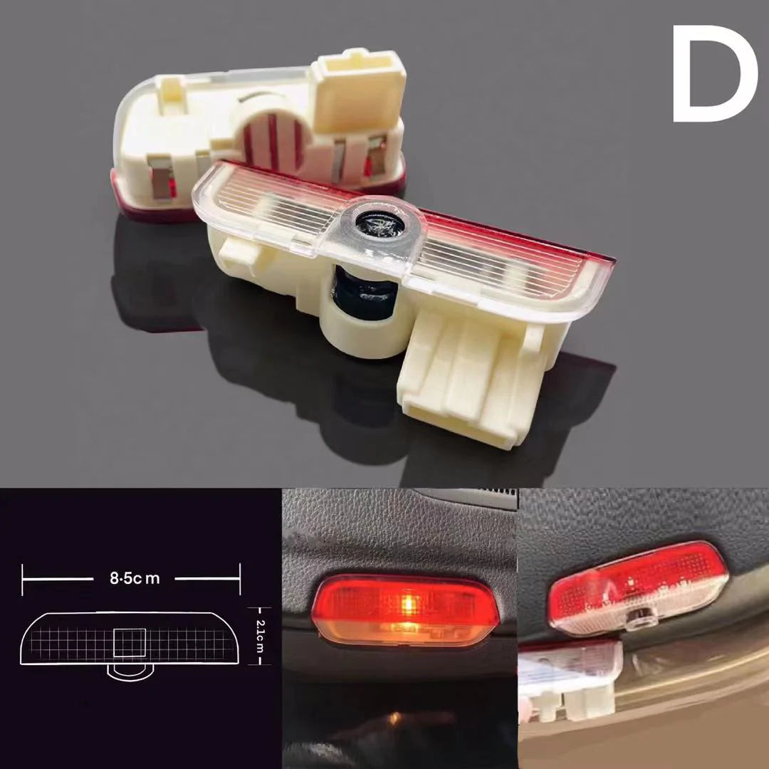 Volkswagen Door lights GOLF Logo Nr. 491 (quantity 1 = 2 Logo Films /2 door lights)